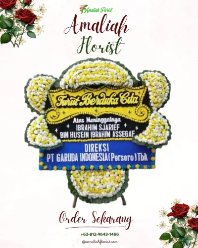 Papan Bunga Duka di Galur