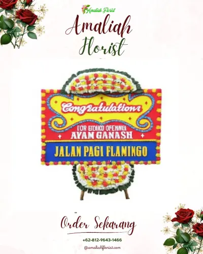 Bunga Papan Congratulation di Galur